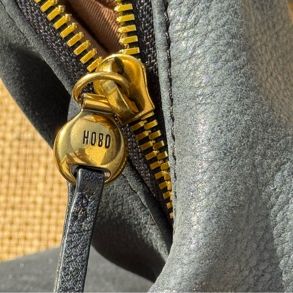 HOBO Dark Gray Women's Leather Bag - Picture 6 of 12